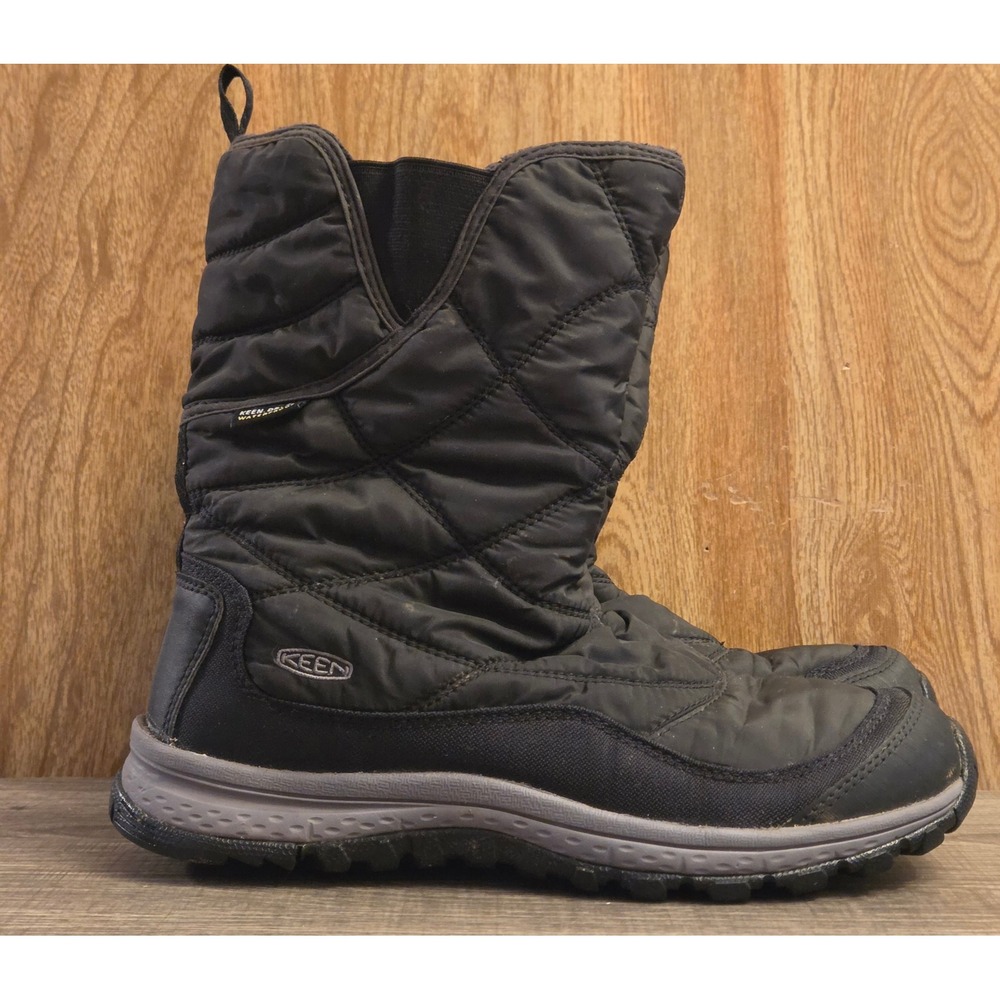 Keen Terradora Waterproof Insulated Pull On Boots Womens Size 7.5 Black